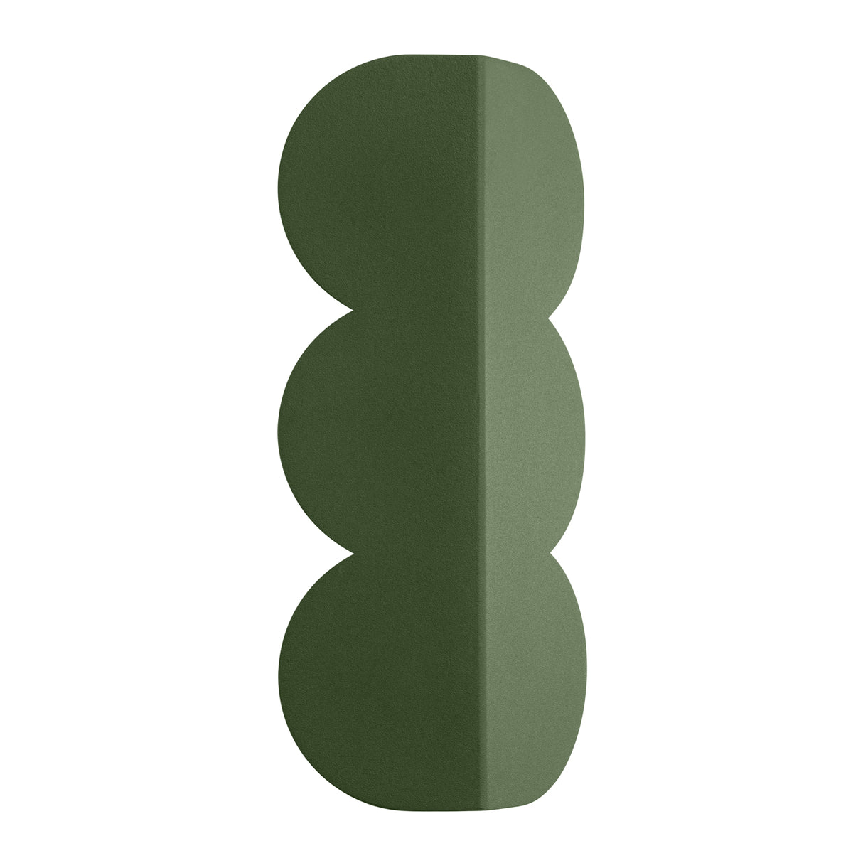 Wellen-Wandleuchte BISCUIT – Skulpturaler Aluminium-Spot in 10 Trendfarben