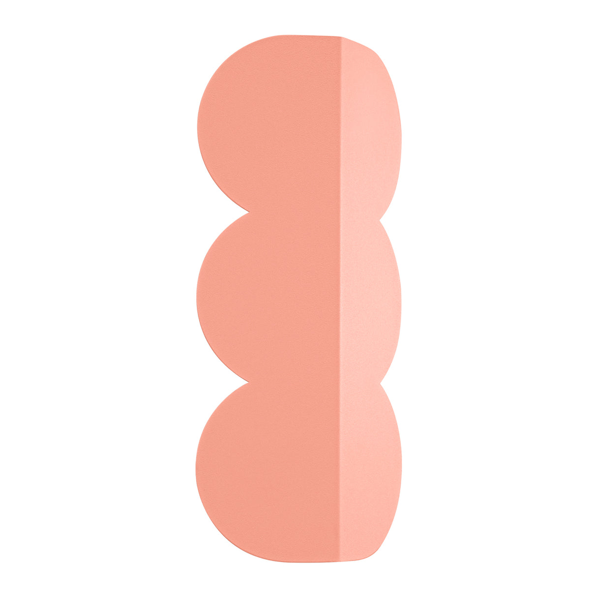 Wellen-Wandleuchte BISCUIT – Skulpturaler Aluminium-Spot in 10 Trendfarben