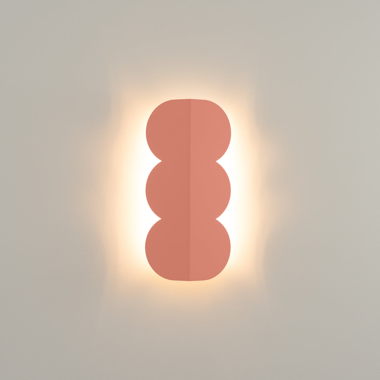 Wellen-Wandleuchte BISCUIT – Skulpturaler Aluminium-Spot in 10 Trendfarben