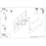 Wellen-Wandleuchte BISCUIT – Skulpturaler Aluminium-Spot in 10 Trendfarben