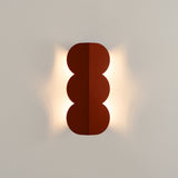 Wellen-Wandleuchte BISCUIT – Skulpturaler Aluminium-Spot in 10 Trendfarben