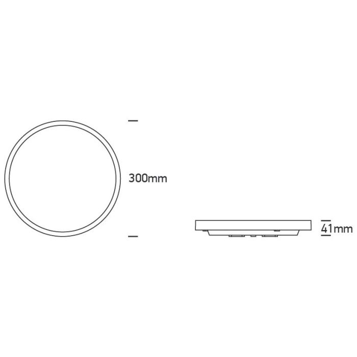 BINE LED Deckenleuchte direkt / indirekt