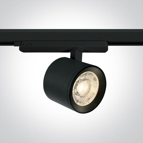 65654AT/B/C BLACK LED 20W CW TRACK SPOT 230V-Luxomo Leuchten