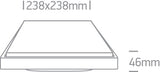 STIP M LED Wand-/Deckenleuchte 23,8 cm-Luxomo Leuchten