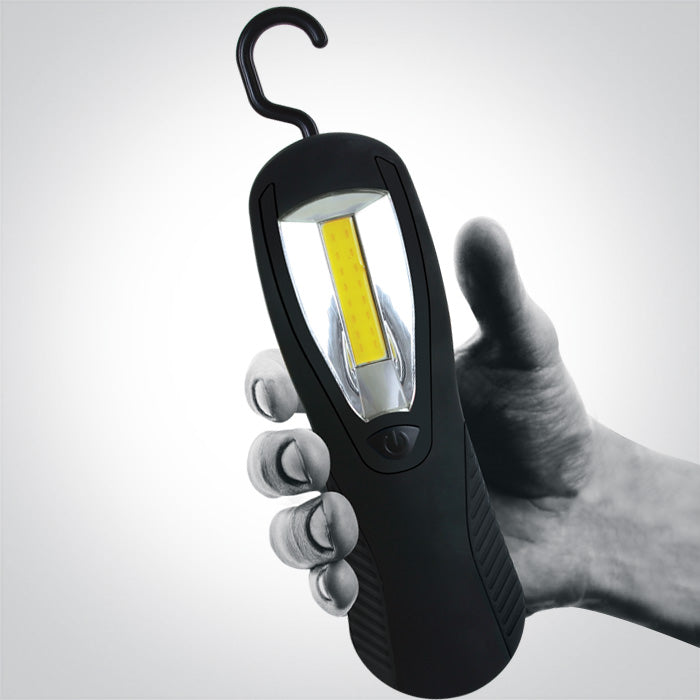 LED Magnet-Taschenlampe mit Haken-Luxomo Leuchten