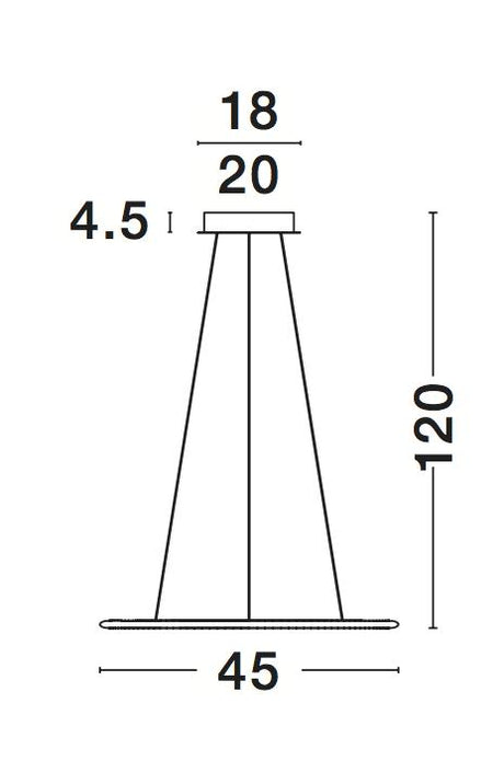 LIVORNO Hängeleuchte Ø 45cm-Luxomo Leuchten
