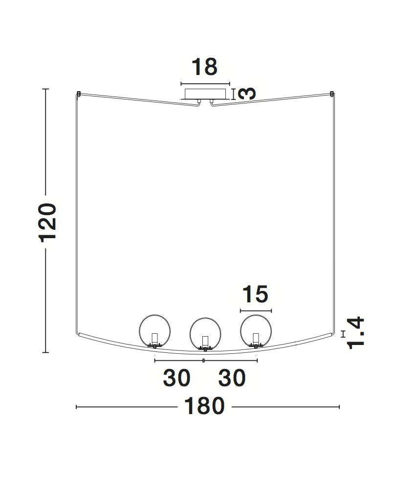 VITTON Hängeleuchte 3x5W-Luxomo Leuchten