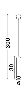 GIA Pendelleuchte Ø 6cm-Luxomo Leuchten
