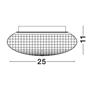 SENS Deckenleuchte Ø 25cm-Luxomo Leuchten