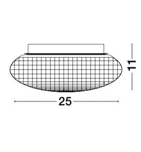 SENS Deckenleuchte Ø 25cm-Luxomo Leuchten