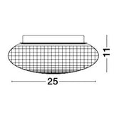 SENS Deckenleuchte Ø 25cm-Luxomo Leuchten