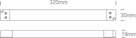 LED Treiber 24V DC on/off länglich IP20-Luxomo Leuchten