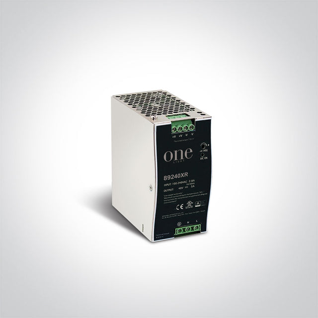 89240XR LED Treiber on/off Hutschiene 240W 48V DC IP20-Luxomo Leuchten
