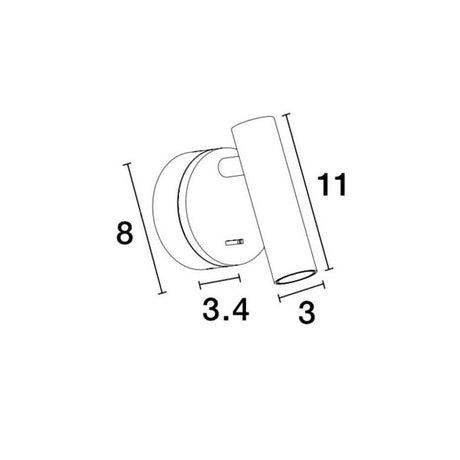 CLIP Wandleuchte-Luxomo Leuchten