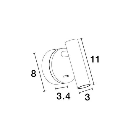 CLIP Wandleuchte-Luxomo Leuchten