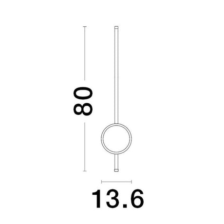 CLOCK Wandleuchte-Luxomo Leuchten