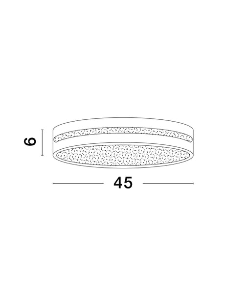 WHEEL Deckenleuchte Ø 45cm-Luxomo Leuchten