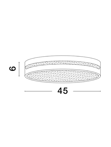 WHEEL Deckenleuchte Ø 45cm-Luxomo Leuchten