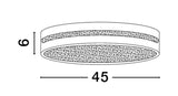 WHEEL Deckenleuchte Ø 45cm-Luxomo Leuchten