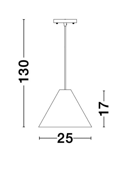 WERA Hängeleuchte Ø 25cm-Luxomo Leuchten