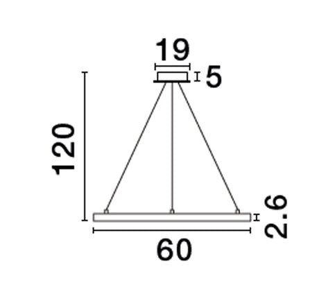EMPATIA Hängeleuchte Ø 60cm-Luxomo Leuchten