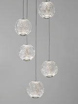 BRILLANTE 5-Kugel-Hängeleuchte-Luxomo Leuchten