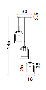 VELOR Hängeleuchte Ø 30cm-Luxomo Leuchten