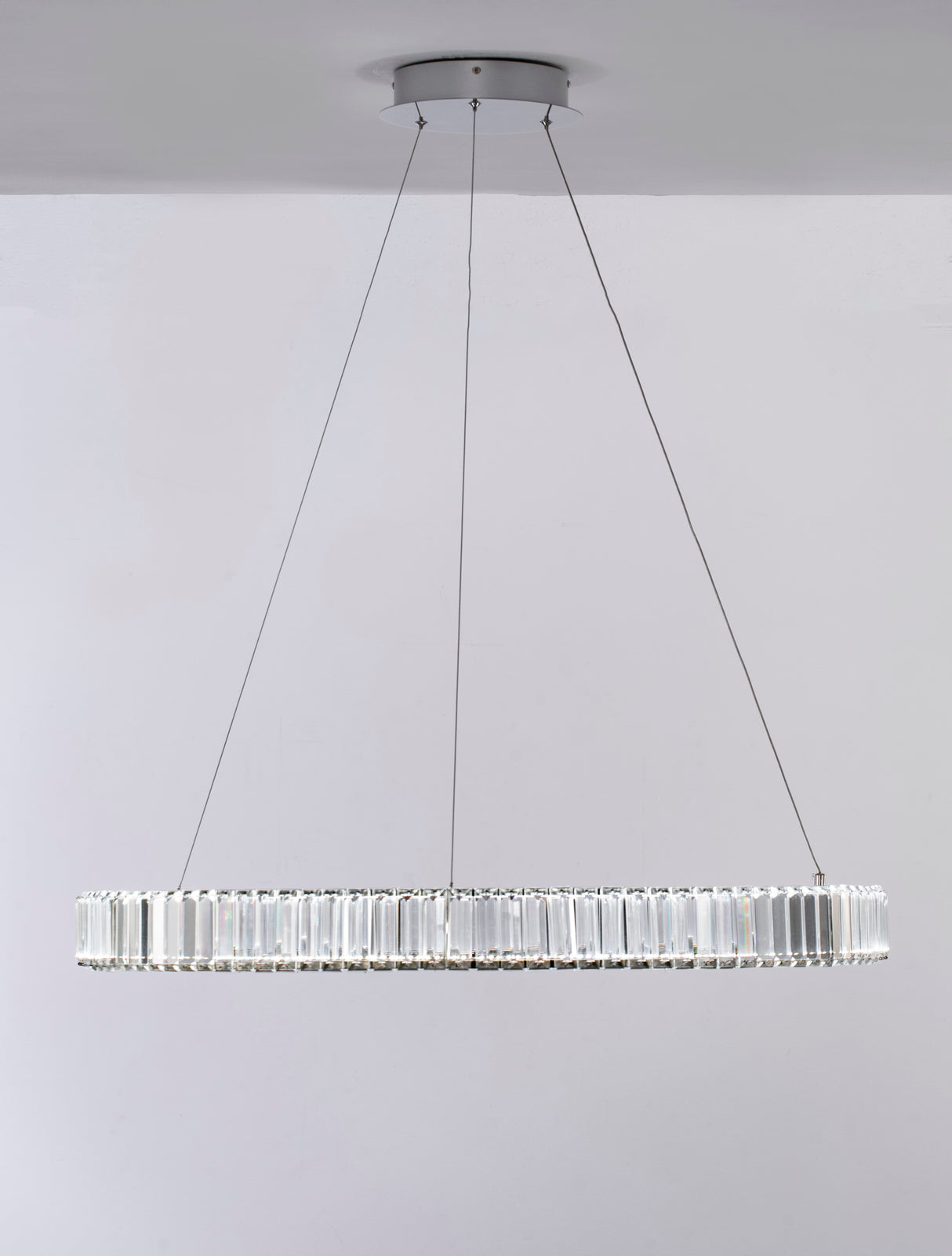 AURELIA Kristall-Hängeleuchte rund-Luxomo Leuchten