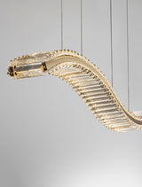 AURELIA Kristall-Hängeleuchte 100cm-Luxomo Leuchten
