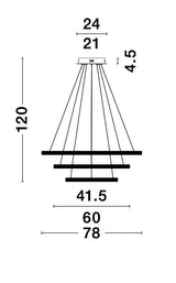 NAGER Hängeleuchte Ø 78cm-Luxomo Leuchten