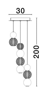 BRILLE Pendelleuchte-Luxomo Leuchten