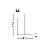 MOTIF Hängeleuchte 2700K-6000K-Luxomo Leuchten