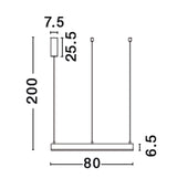 MOTIF Hängeleuchte 2700K-6000K-Luxomo Leuchten