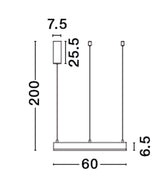 MOTIF Hängeleuchte 2700K-6000K-Luxomo Leuchten