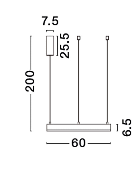 MOTIF Hängeleuchte 2700K-6000K-Luxomo Leuchten