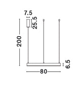 MOTIF Hängeleuchte 2700K-6000K-Luxomo Leuchten