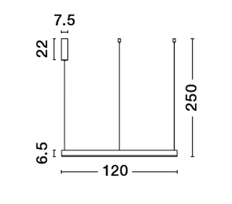 MOTIF Hängeleuchte 2700K-6000K-Luxomo Leuchten