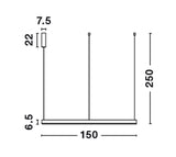 MOTIF Hängeleuchte 2700K-6000K-Luxomo Leuchten