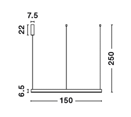 MOTIF Hängeleuchte 2700K-6000K-Luxomo Leuchten