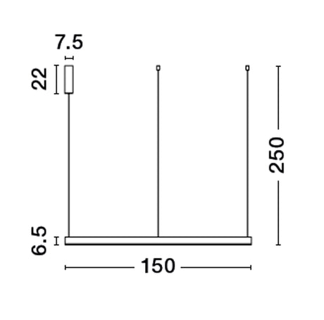 MOTIF Hängeleuchte 2700K-6000K-Luxomo Leuchten
