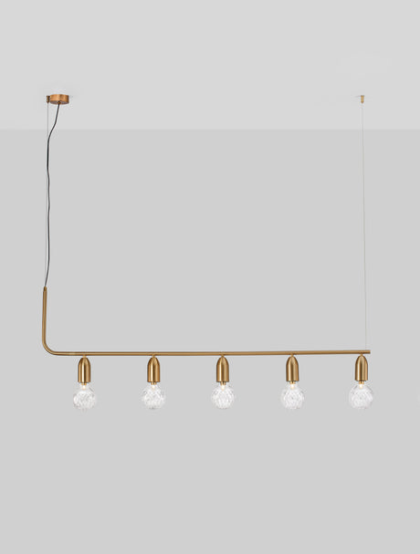 VEDA Hängeleuchte linear 128cm-Luxomo Leuchten