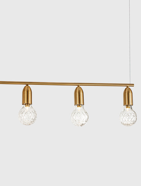 VEDA Hängeleuchte linear 128cm-Luxomo Leuchten
