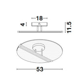 JERTUNA Deckenleuchte Ø 53cm-Luxomo Leuchten