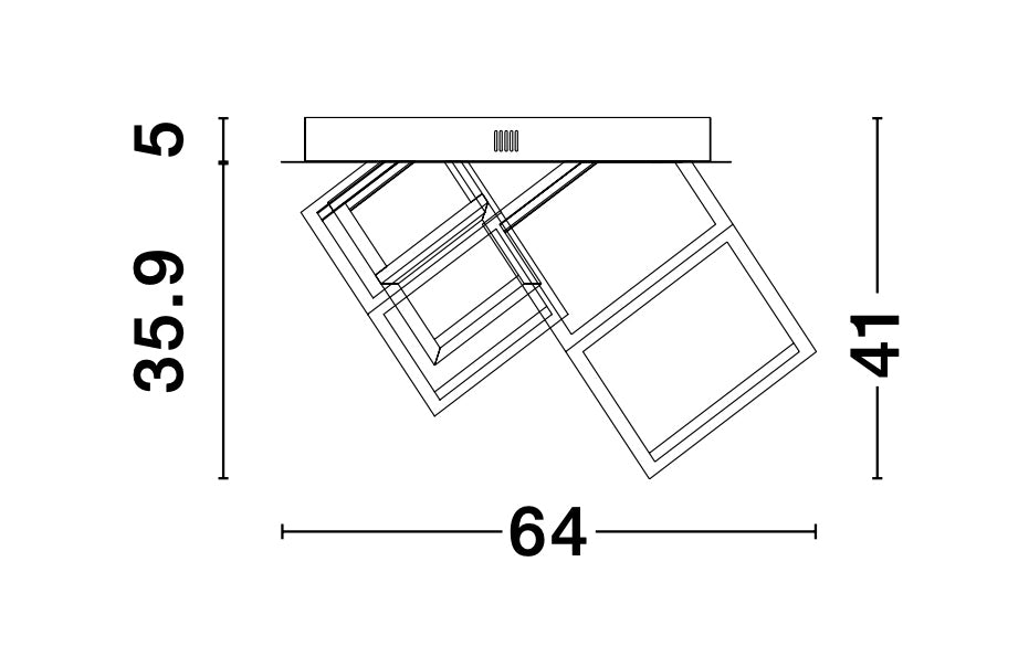 GABBIA Deckenleuchte-Luxomo Leuchten