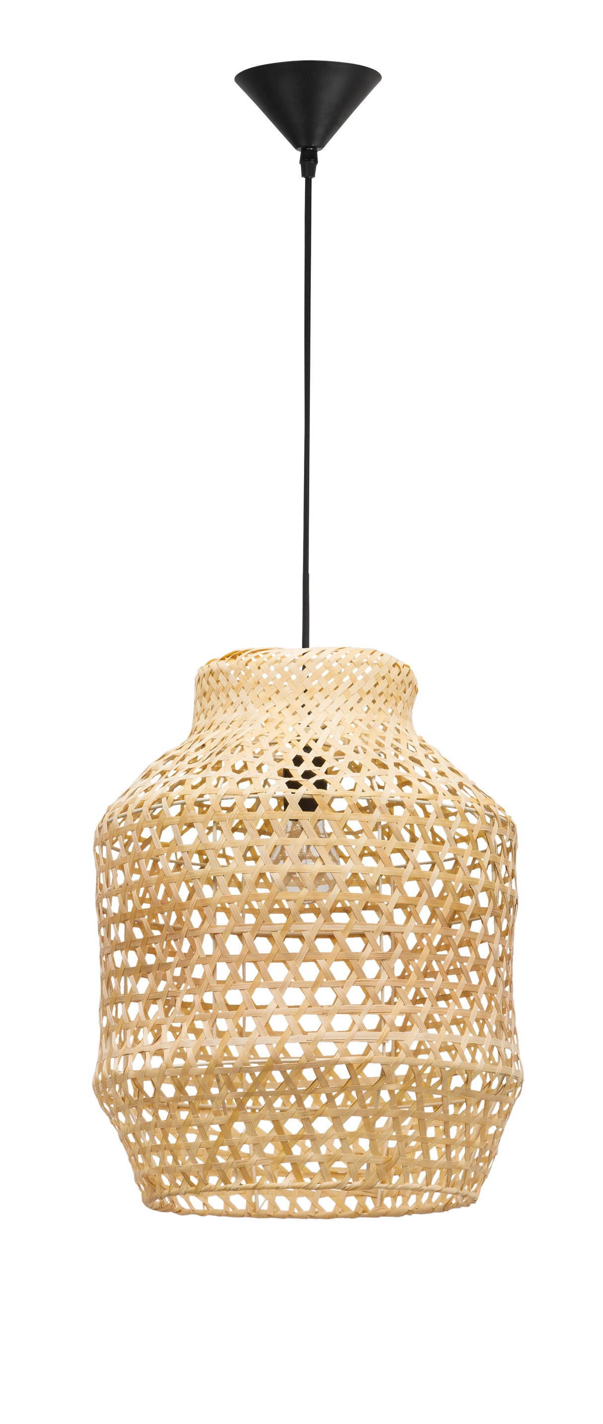 MIA Rattan-Hängeleuchte-Luxomo Leuchten