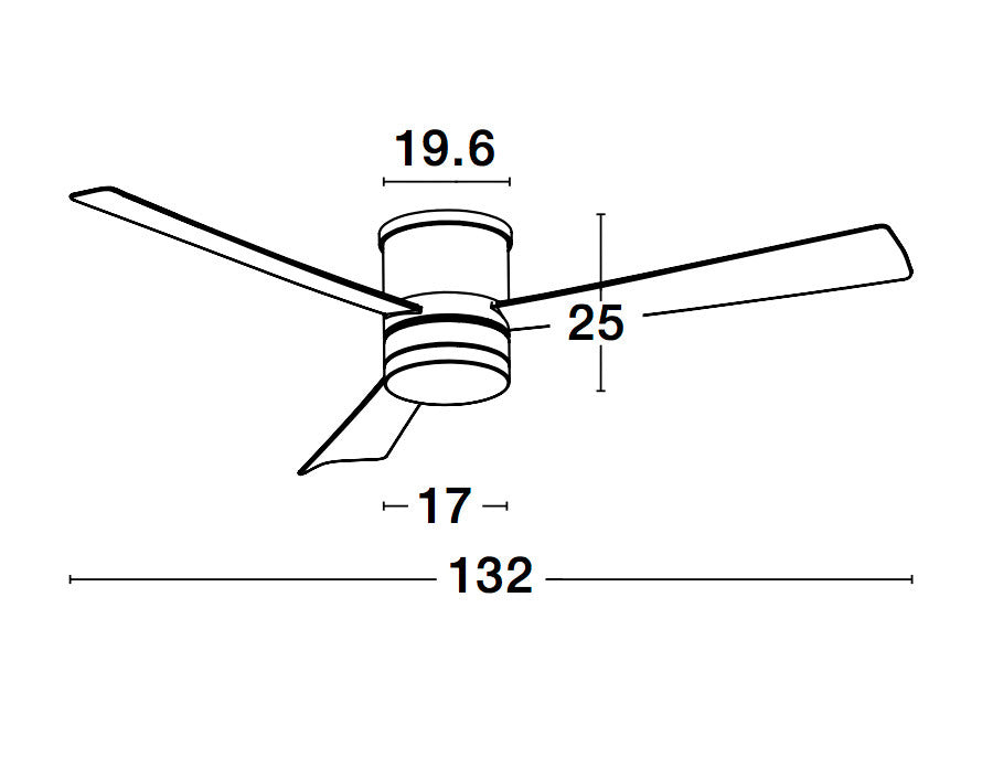 SILKY Deckenventilator Ø 132cm