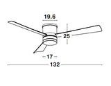 SILKY Deckenventilator Ø 132cm