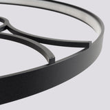 LED-Ring-Kronleuchter RIO BIO – Schwebender Pflanz-Lichtring aus Aluminium