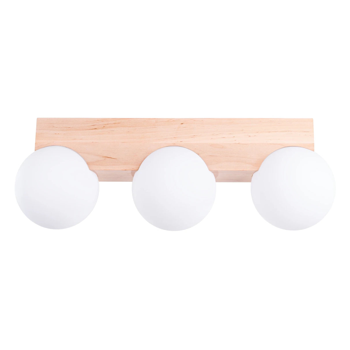 BULBO 3 Naturholz Deckenleuchte