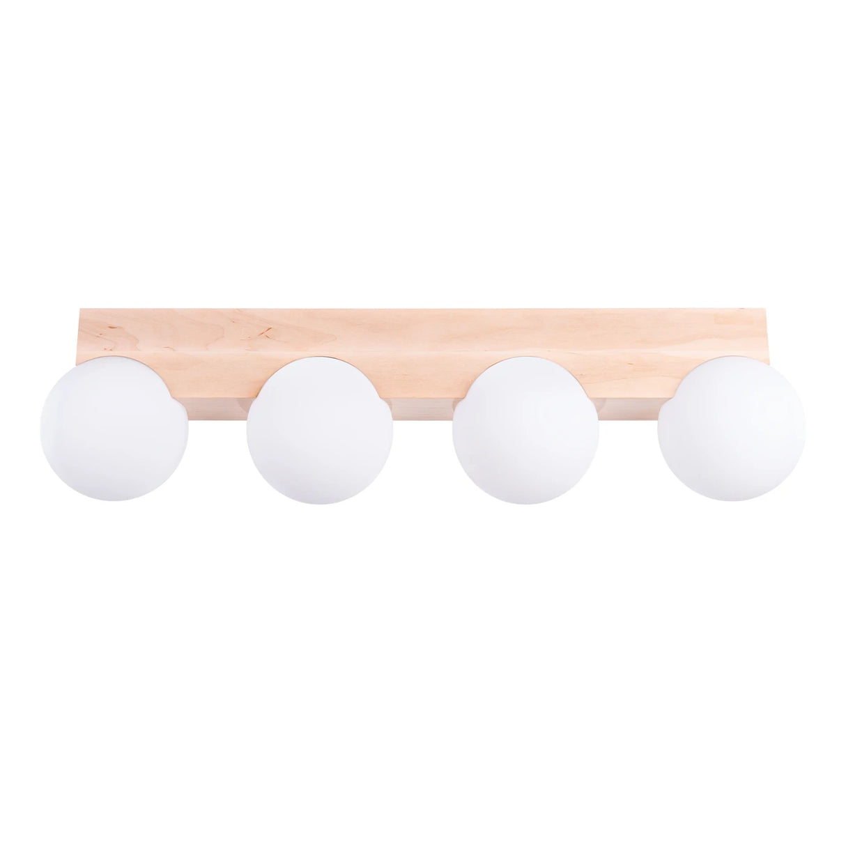BULBO 4 Naturholz Deckenleuchte